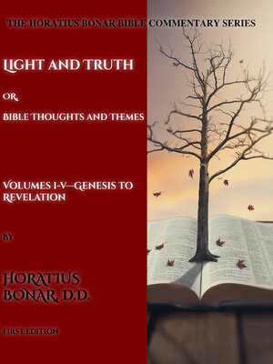 cover image of The Complete Horatius Bonar Bible Commentary Series 1-5